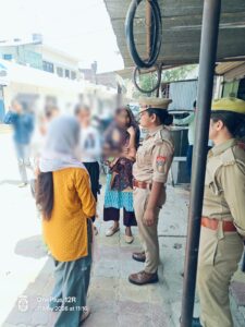 एसपी के निर्देशन में मिशन शक्ति अभियान के तहत जनपद पुलिस द्वारा चलाया जागरूकता अभियान
