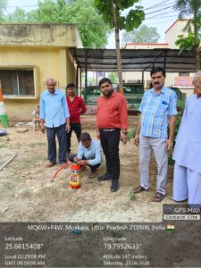मुस्करा सामुदायिक स्वास्थ्य केंद्र में फायर सेफ्टी मॉक ड्रिल का आयोजन, परामेडिकल स्टाफ को दी गई ट्रेनिंग